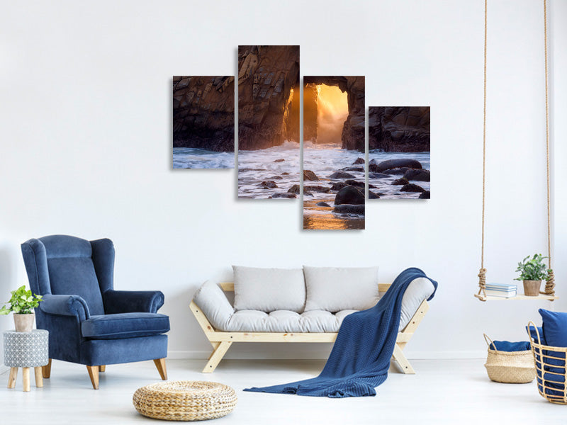 modern-4-piece-canvas-print-fire-in-the-hole