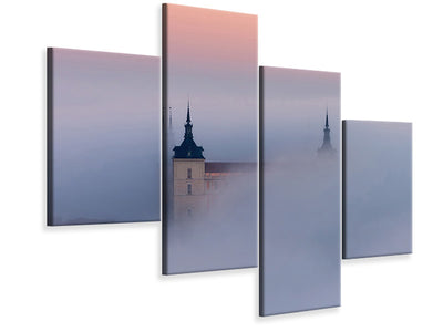 modern-4-piece-canvas-print-fireworks-in-the-fog