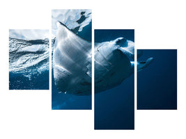 modern-4-piece-canvas-print-flying-manta-ray