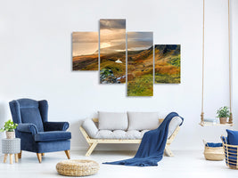 modern-4-piece-canvas-print-idyllic-mountain-landscape