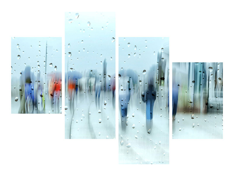 modern-4-piece-canvas-print-its-raining