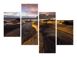modern-4-piece-canvas-print-last-light-of-the-day