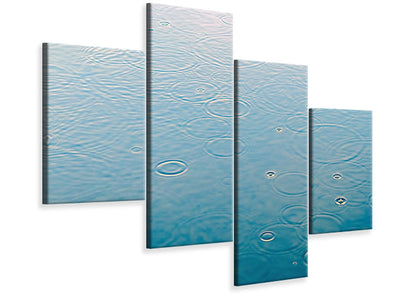 modern-4-piece-canvas-print-light-raindrops