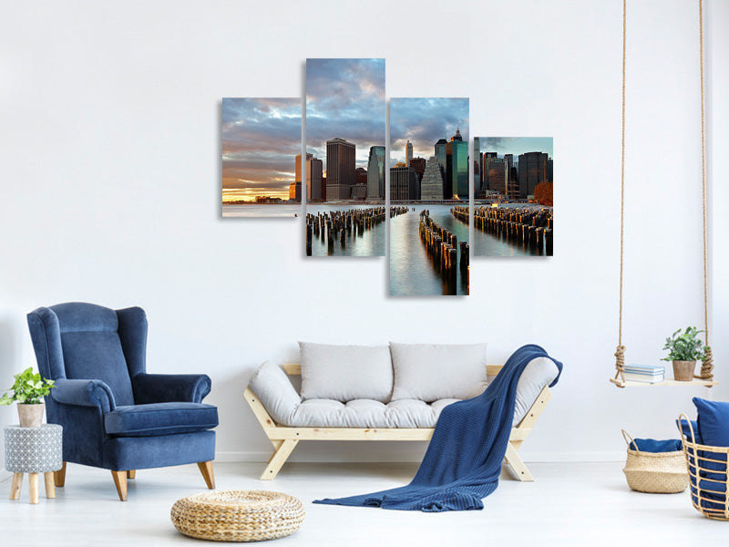 modern-4-piece-canvas-print-nyc-skyline