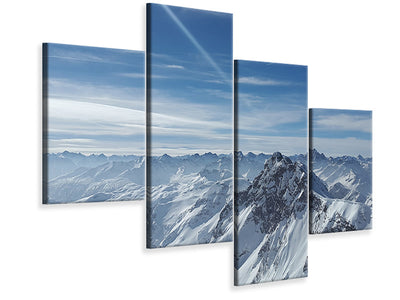modern-4-piece-canvas-print-over-the-peaks