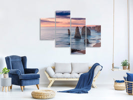 modern-4-piece-canvas-print-rocks-in-the-surf