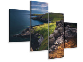 modern-4-piece-canvas-print-scotland-neist-point