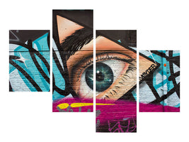 modern-4-piece-canvas-print-street-art-the-eye