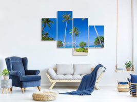 modern-4-piece-canvas-print-summer-sun-beach