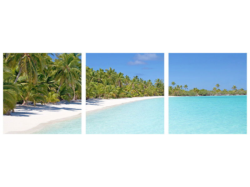 panoramic-3-piece-canvas-print-beach-walk