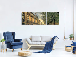 panoramic-3-piece-canvas-print-last-daylights-at-the-london-eye