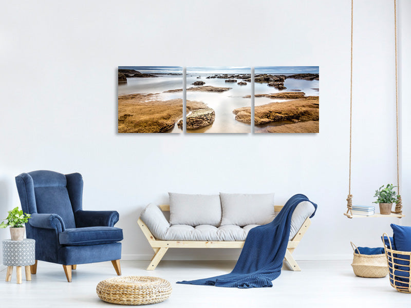 panoramic-3-piece-canvas-print-mystic-mood-by-the-sea