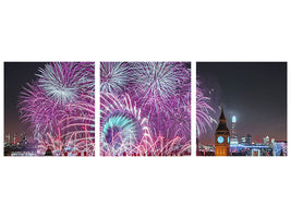 panoramic-3-piece-canvas-print-new-year-fireworks