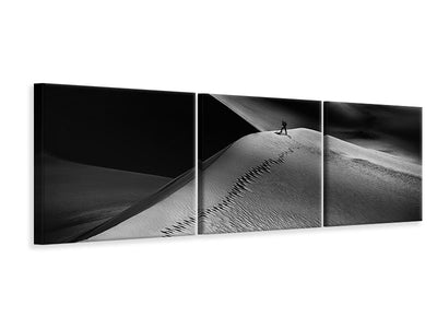 panoramic-3-piece-canvas-print-one-set-of-footprints