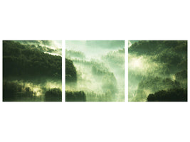 panoramic-3-piece-canvas-print-over-the-woods