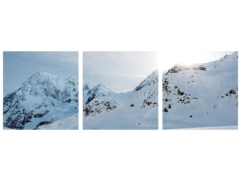 panoramic-3-piece-canvas-print-snow-in-the-mountains