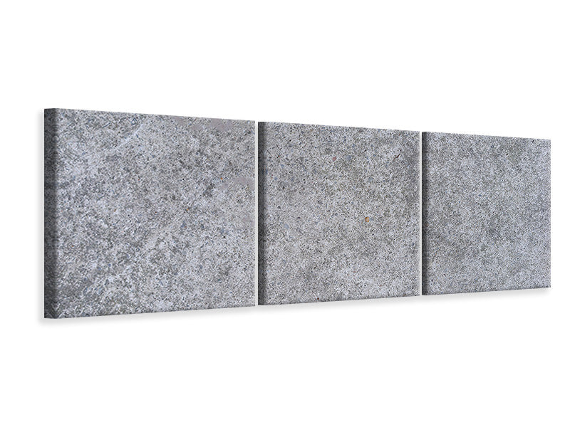 panoramic-3-piece-canvas-print-stone-wall-texture