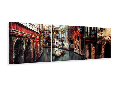 panoramic-3-piece-canvas-print-the-gondolier