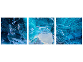 panoramic-3-piece-canvas-print-the-ice-cave