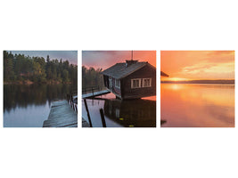 panoramic-3-piece-canvas-print-the-inclined-sauna